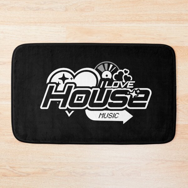 Item preview, HOUSE MUSIC  - I Love House Music Y2K (white)  designed and sold by Discothreadz.