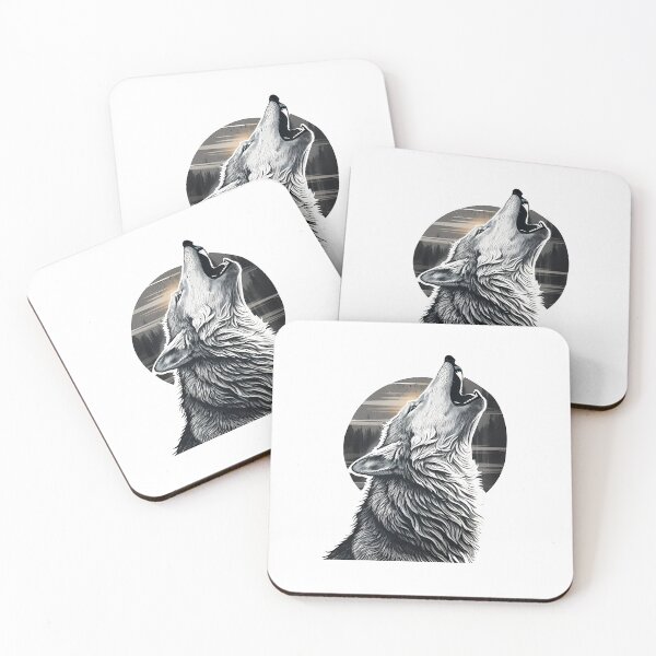 Item preview, Majestic Wolf Sticker 3 | Wildlife Art Sticker | Nature Lover Sticker designed and sold by DaydreamDepot.