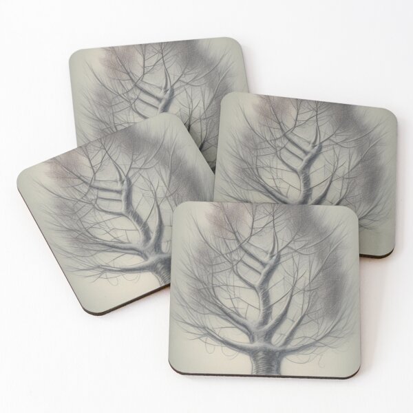 Item preview, Vintage Winter Tree sketch creative art designed and sold by brilliant-com.