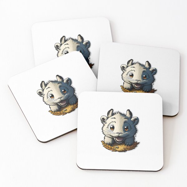 Item preview, Adorable Flully Creature Sticker designed and sold by A-green-dot.
