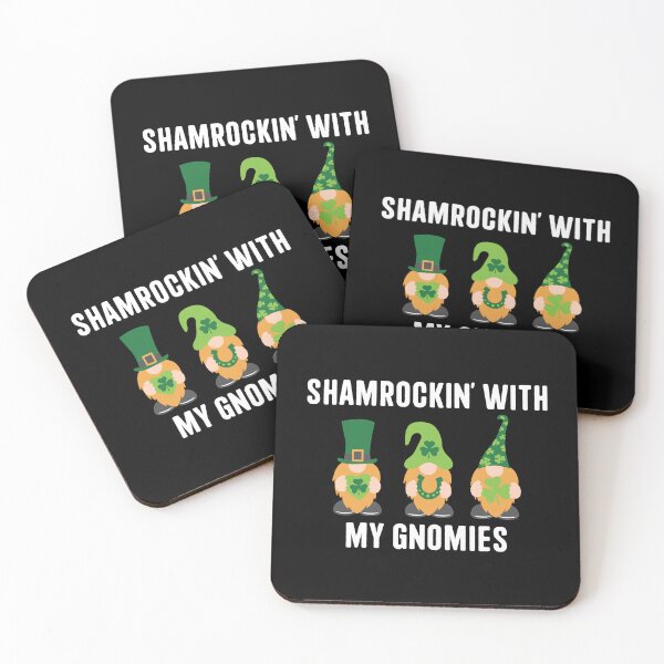 Item preview, Funny Saint Patrick Gift for Kids, Shamrockin with my Gnomies, Lucky gnomes, Newborn St Patricks Stickers designed and sold by Eddyed.