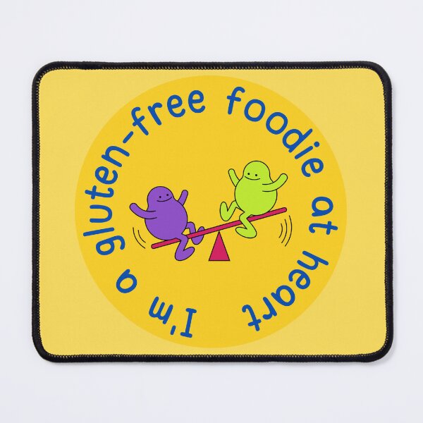 Item preview, I'm gluten-free, but I'm still a foodie at heart - See-Saw fun - Light Background designed and sold by Paul Corps.