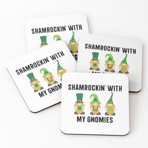Item preview, Funny Saint Patrick Gift for Kids, Shamrockin with my Gnomies, Lucky gnomes St Patricks Stickers designed and sold by Eddyed.