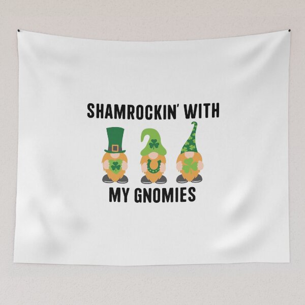 Item preview, Funny Saint Patrick Gift for Kids, Shamrockin with my Gnomies, Lucky gnomes St Patricks Stickers designed and sold by Eddyed.