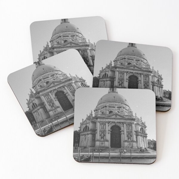 Item preview, Black and white photography of Santa Maria della Salute Church in Venice, Italy designed and sold by Lisa Jureczko.