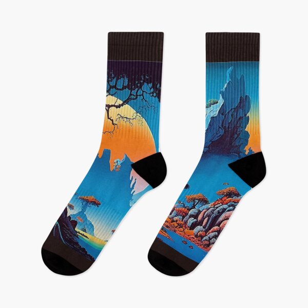 Item preview, Psychedelic Landscape designed and sold by Youmytype.