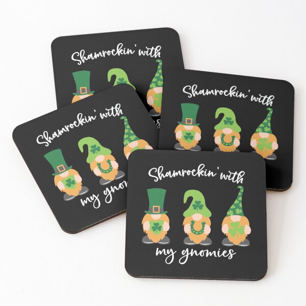 Item preview, Funny Saint Patrick Gift for Kids, Shamrockin with my Gnomies, Lucky gnomes, Newborn St Patricks Stickers designed and sold by Eddyed.