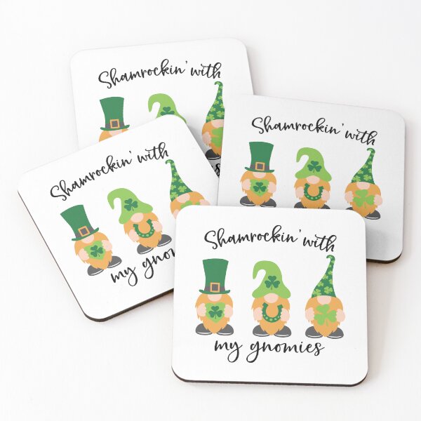 Item preview, Funny Saint Patrick Gift, Shamrockin with my Gnomies, Lucky gnomes, St Paddys Stickers designed and sold by Eddyed.
