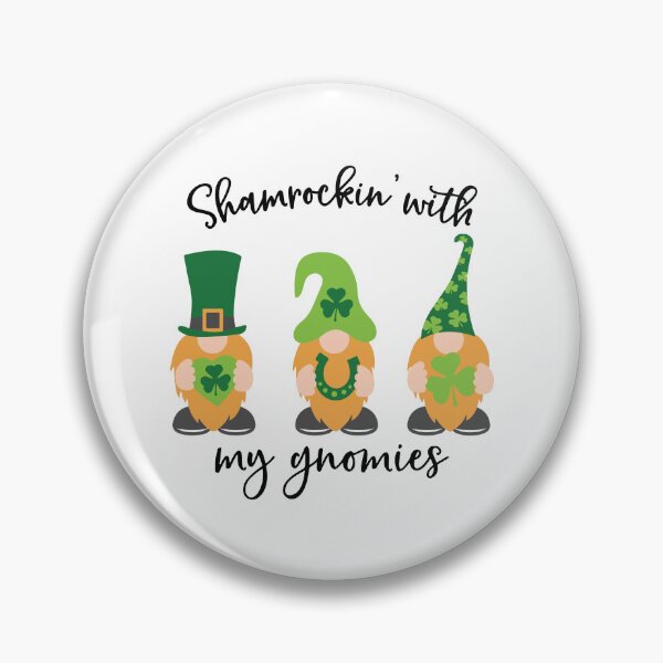 Item preview, Funny Saint Patrick Gift, Shamrockin with my Gnomies, Lucky gnomes, St Paddys Stickers designed and sold by Eddyed.