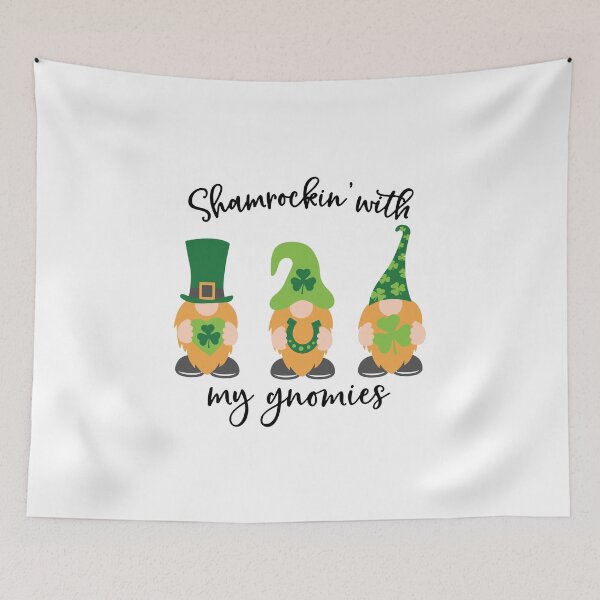 Item preview, Funny Saint Patrick Gift, Shamrockin with my Gnomies, Lucky gnomes, St Paddys Stickers designed and sold by Eddyed.