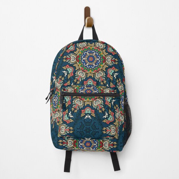 Item preview, Colorful Ethnic Indian Floral pattern - IC008 designed and sold by Art-by-Geoff.