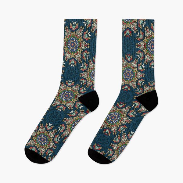 Item preview, Colorful Ethnic Indian Floral pattern - IC008 designed and sold by Art-by-Geoff.