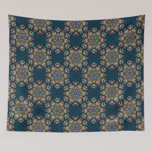 Item preview, Colorful Ethnic Indian Floral pattern - IC008 designed and sold by Art-by-Geoff.