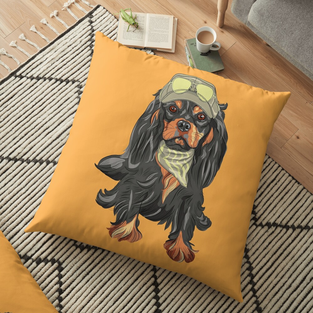 cavalier king charles spaniel pillow