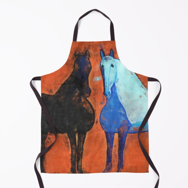 Item preview, Abstract Horses On Orange designed and sold by H G  Designs.
