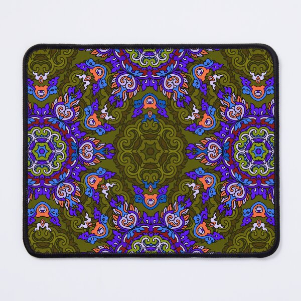 Item preview, Colorful Ethnic Indian Floral pattern - IC009 designed and sold by Art-by-Geoff.