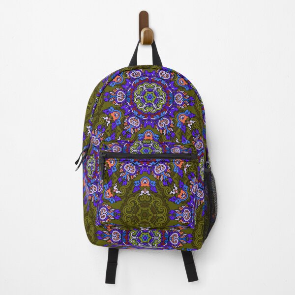 Item preview, Colorful Ethnic Indian Floral pattern - IC009 designed and sold by Art-by-Geoff.