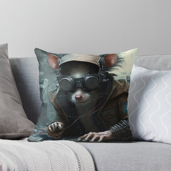 Item preview, Another Cheeky Cyberpunk Hacker Mouse/Rat designed and sold by ArtificialEye.