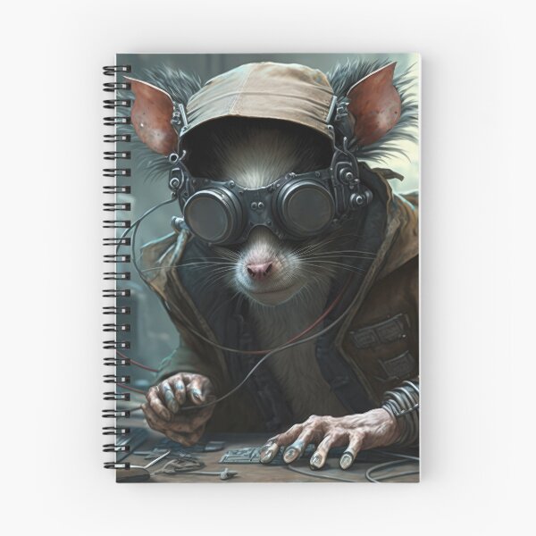 Item preview, Another Cheeky Cyberpunk Hacker Mouse/Rat designed and sold by ArtificialEye.