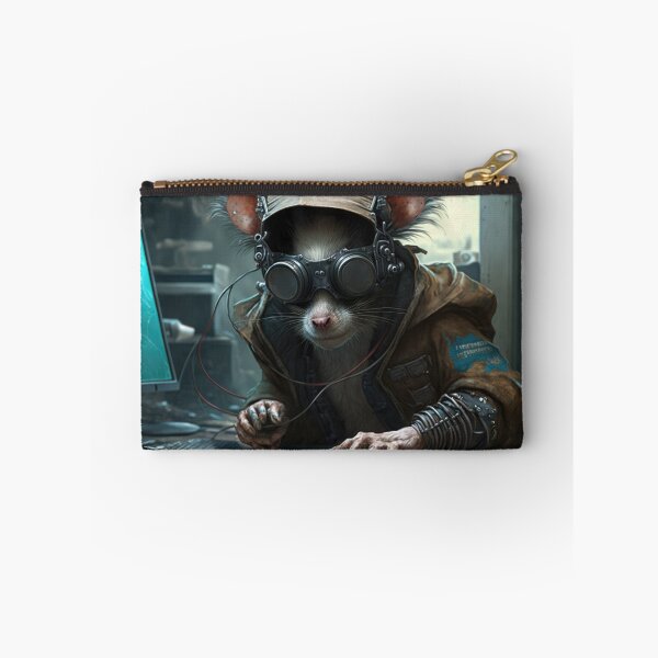 Item preview, Another Cheeky Cyberpunk Hacker Mouse/Rat designed and sold by ArtificialEye.