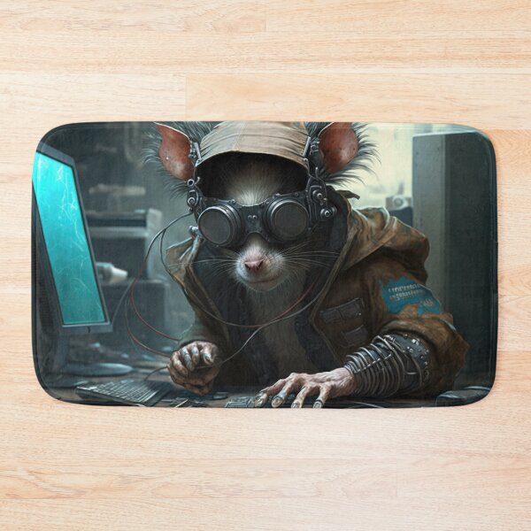 Item preview, Another Cheeky Cyberpunk Hacker Mouse/Rat designed and sold by ArtificialEye.
