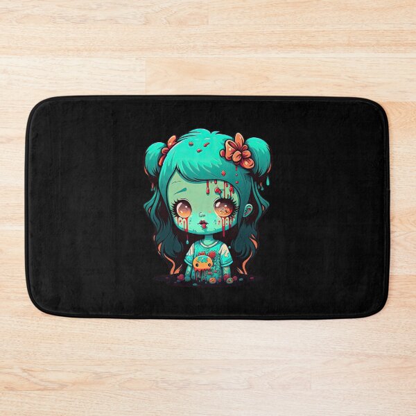 Item preview, Scary Cute Green Zombie Girl Tales Of The Undead Beauty designed and sold by ultra-cute.