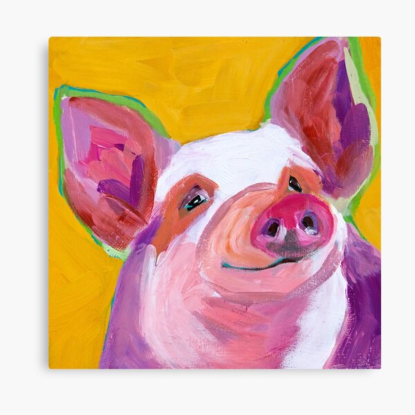 Download Original By Lisa Gray Floral Farm Animals Pig Painting Watercolor Floral Pig Print Pig Art Watercolor Pig Swine Art Floral Pig Watercolor Art Collectibles Vadel Com