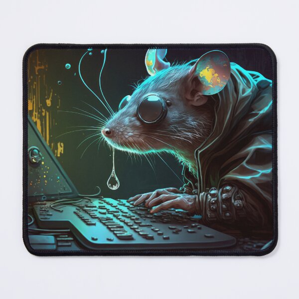 Item preview, Elite Cyberpunk Hacker Mouse/Rat designed and sold by ArtificialEye.