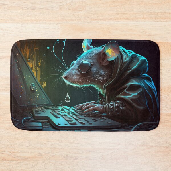 Item preview, Elite Cyberpunk Hacker Mouse/Rat designed and sold by ArtificialEye.