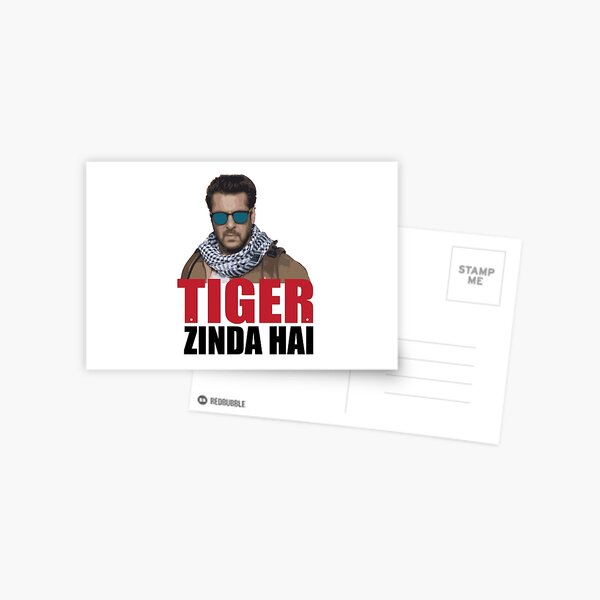 Tiger Zinda Hai cool bollywood unisex movie new gift t shirt and more  Postcard