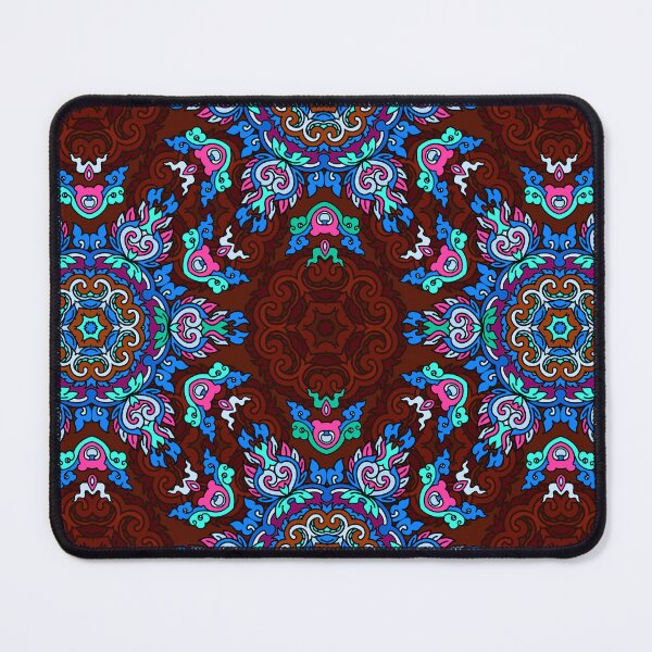 Item preview, Colorful Ethnic Indian Floral pattern - IC010 designed and sold by Art-by-Geoff.