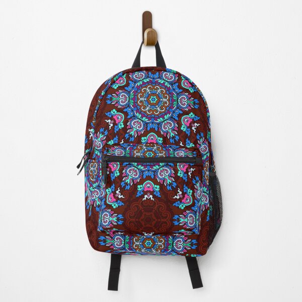Item preview, Colorful Ethnic Indian Floral pattern - IC010 designed and sold by Art-by-Geoff.