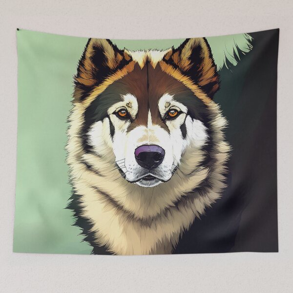 Item preview, Majestic Canine: Greenland Dog designed and sold by DavesDogShop.