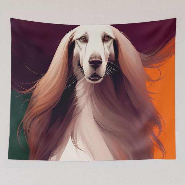 Item preview, Majestic Canine: Afghan Hound designed and sold by DavesDogShop.