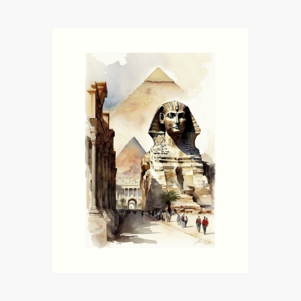 Artikel-Vorschau von Ägypten Pyramiden von Kairo, designt und verkauft von TheDigitalAnvil.