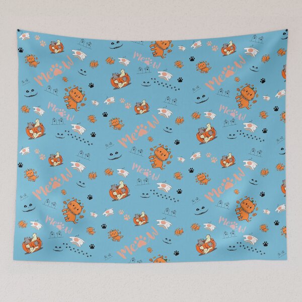 Item preview, Cat walking in the sun. designed and sold by LUJI PATTERN ATELIER .