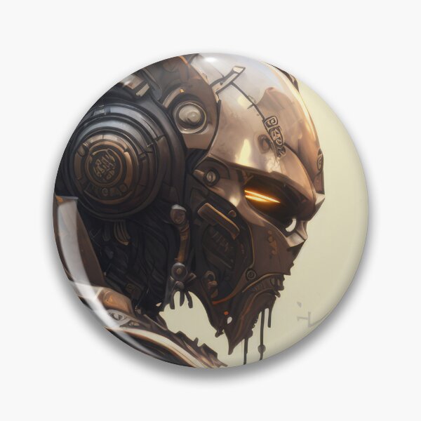 Item preview, Evil Cyberpunk Samurai Warrior or Bushido designed and sold by ArtificialEye.