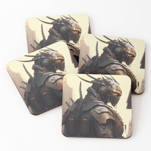 Item preview, Evil Cyberpunk Samurai Warrior or Bushido designed and sold by ArtificialEye.