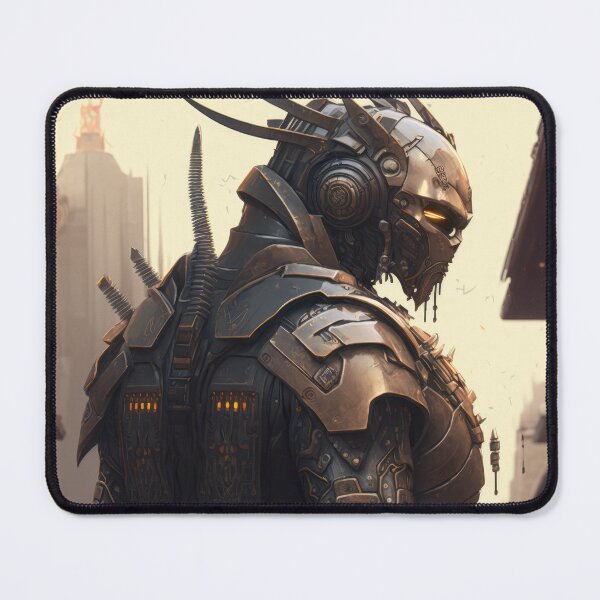 Item preview, Evil Cyberpunk Samurai Warrior or Bushido designed and sold by ArtificialEye.