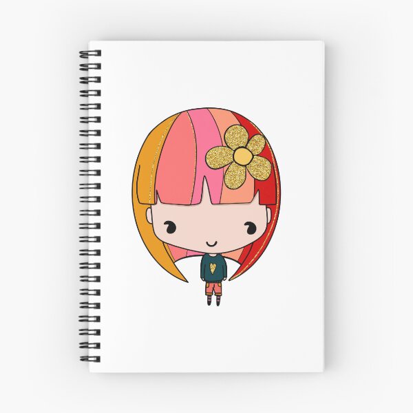 Item preview, Cute candy stripe kawaii girl designed and sold by Frazzle-Art.