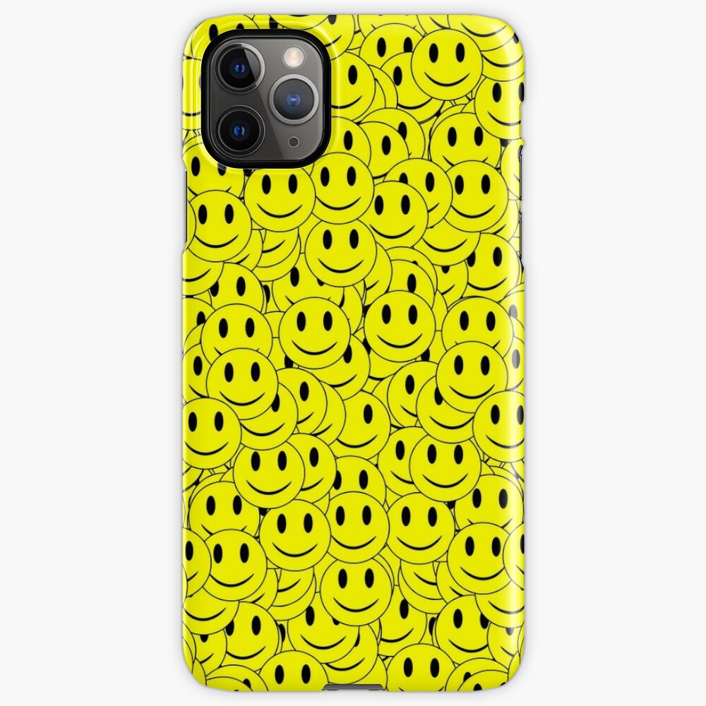 Retro Smiley Face Iphone Case And Cover By Shawprint Redbubble 5708