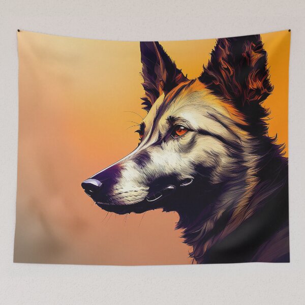 Item preview, Majestic Canine: Dutch Shepherd Dog designed and sold by DavesDogShop.