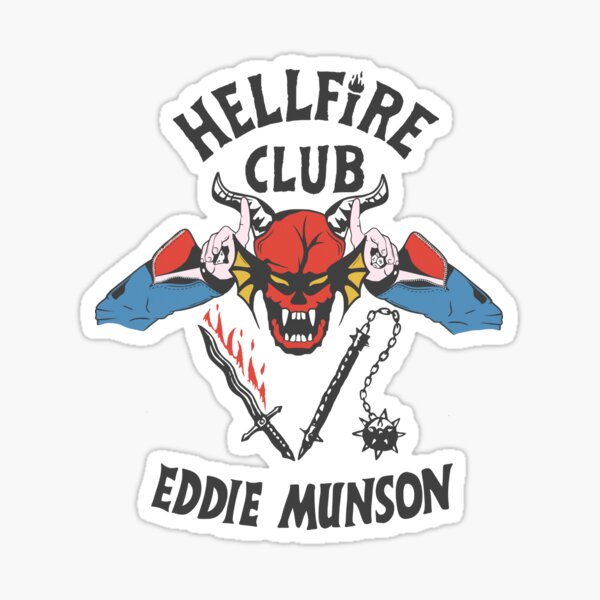 Item preview, Eddie Munson HELLFIRE CLUB designed and sold by LICENSEDLEGIT.