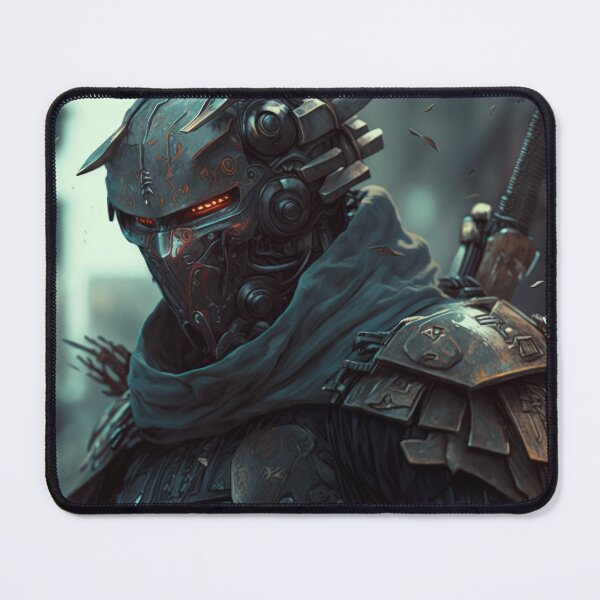Item preview, Mech Cyberpunk Samurai Warrior or Bushido designed and sold by ArtificialEye.