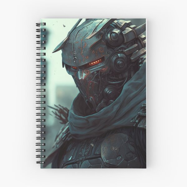 Item preview, Mech Cyberpunk Samurai Warrior or Bushido designed and sold by ArtificialEye.