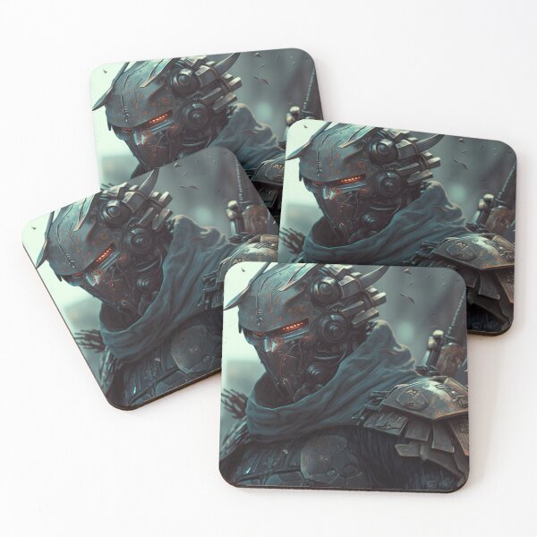 Item preview, Mech Cyberpunk Samurai Warrior or Bushido designed and sold by ArtificialEye.