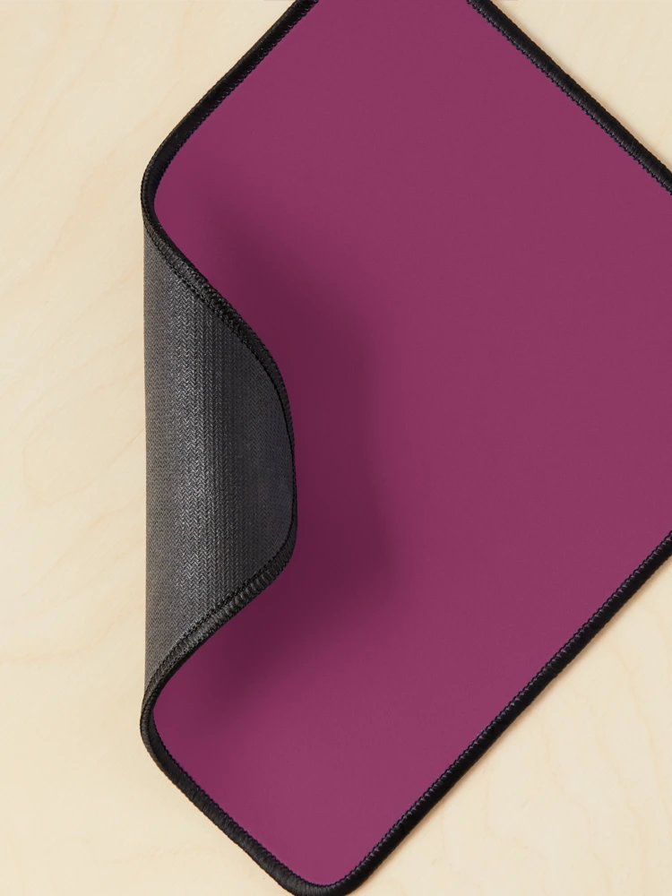 Thumbnail 2 of 5, Mouse Pad, Dark Raspberry Solid Colour designed and sold by Ninjakandy.