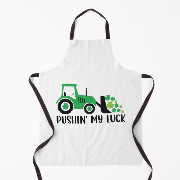Artikelvorschau, Pushin my luck, Funny Saint Patrick Gift, St. Paddys Construction Equipements Stickers entworfen und verkauft von Eddyed.