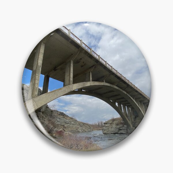 Item preview, Bridge underside at Lundbreck Falls designed and sold by Fanatic12.