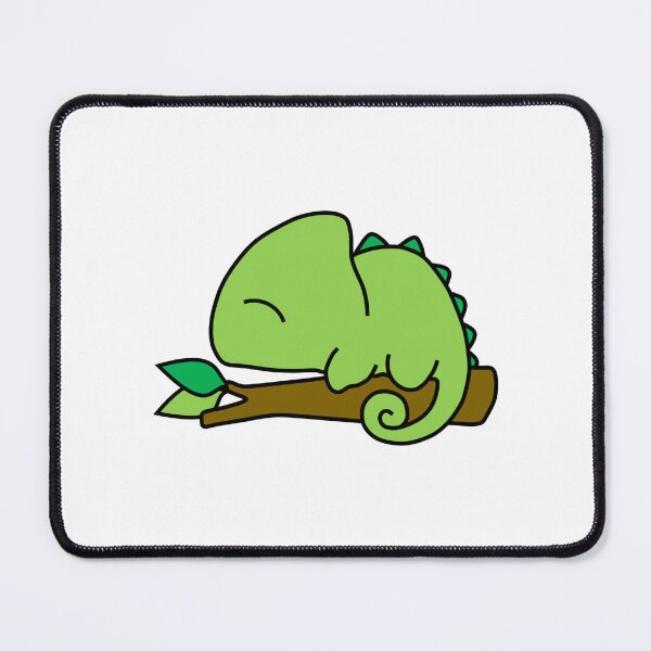 Item preview, Green Chameleon on a Tree Branch designed and sold by OrderofOps.
